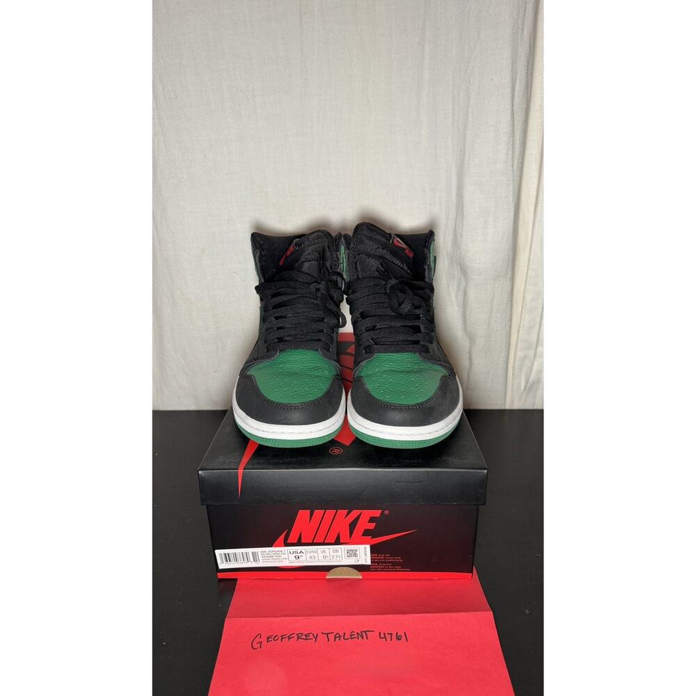 Nike Air Jordan 1 Retro High OG "Pine Green 2.0" - Size 9.5